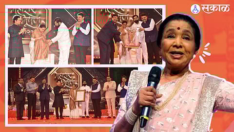 asha bhosle, asha bhosle news, asha bhosle maharashtra bhushan