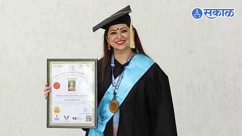Deepali sayed receive an Honorary Doctorate in Public Administration