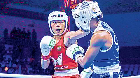 निखत झरीन, नीतू घंघास, लवलिना बोर्गोहेन