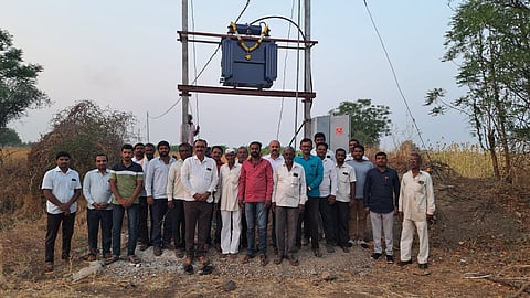 dpdc scheme 6 transformer farmer bjp satish kale solapur