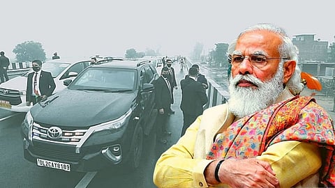 PM Modi Security Breach