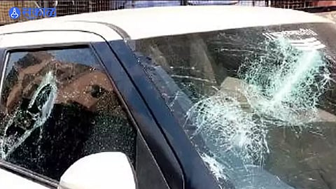 pune Cars Ransacked