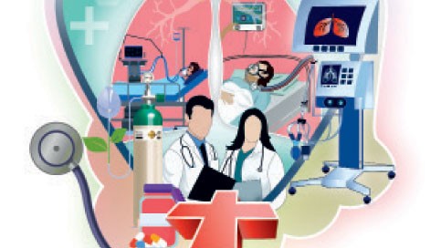 Mumbai hospitals patients coming health Ventilator