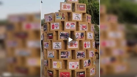 Viral Video: 50 खोके, जनतेला धोके, पुढारी एकदम ओके! मुंबईतल्या होळीची सर्वत्र चर्चा