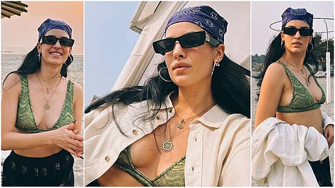 Hardik Pandya Wife Natasha Stankovic bikini photo