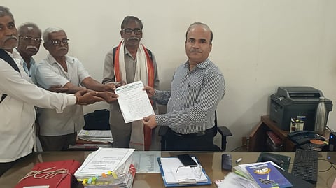 kisan sabha giving letter