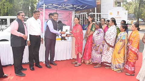 international Women Day Honor of women in central building Sunil Chavan pune
