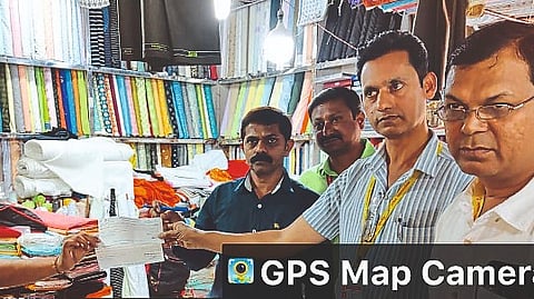 Officers of Eastern Division in recovery of dues from defaulters.