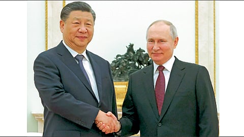 shi jinping and vladimir putin