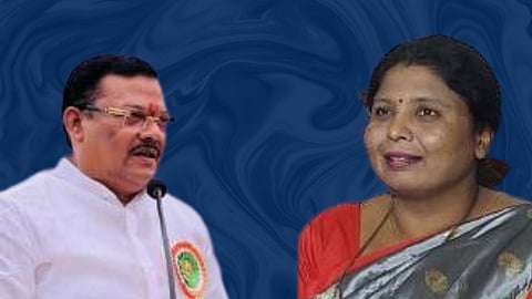 Sushma Andhare and Sanjay Shirsat