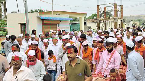 आडाचीवाडी येथे तानाजीबाबा यात्रेनिमित्त भाकणूक