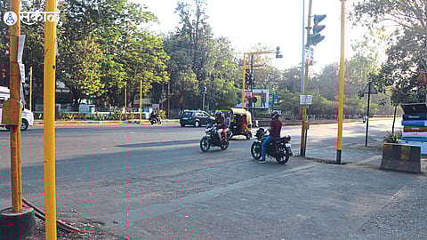 Zebra stripes in the city were not visible nashik news