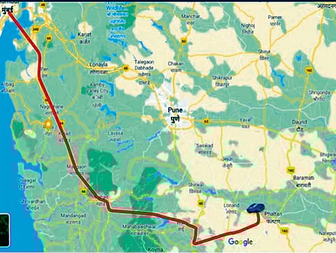 फलटण- सुरूर- वाई- महाडवरून मुंबई- गोवा