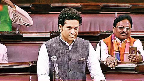 sachin tendulkar 50th birthday and rajya sabha membership controversy marathi News