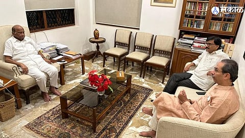 Uddhav Thackeray Sharad Pawar Sanjay Raut