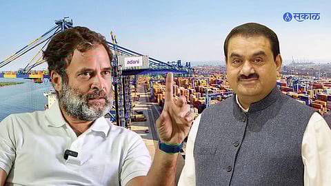 Rahul Gandhi and Gautam Adani
