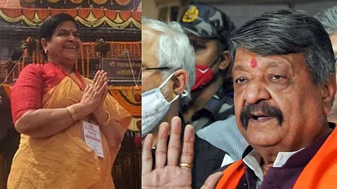 kailash vijayvargiya and Usha Thakur