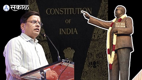 Sharad Ponkshe shared post on dr babasaheb ambedkar jayanti and constitution