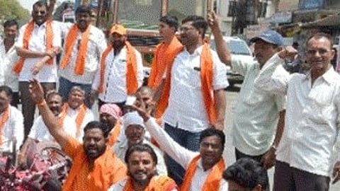 shivsena protest
