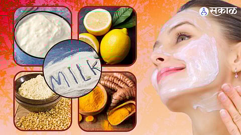 मिल्क पावडर फेसपॅक