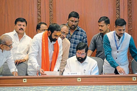 Chief Minister Eknath Shinde,Santosh Bangar