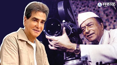 v shantaram gives chance to jeetendra and How actor made his debut in Navrang as Sandhya's body double