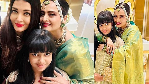 Aishwarya-Aaradhya Photos With Rekha