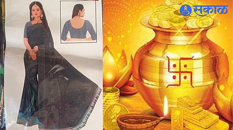 (Akshaya Tritiya 2023 In Khandesh Akhaji sarees entered the market on the occasion of Akhaji