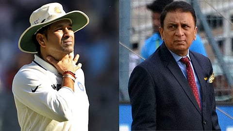 sunil gavaskar thretened sachin Tendulkar in interview set target of 15000 test runs 40 hundreds for him watch video