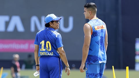 Sachin Tendulkar Tweets on Arjun Tendulkar