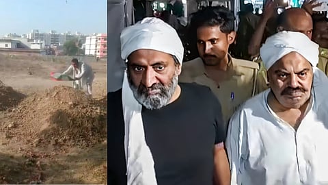 Congress leader Rajkumar Raju puts Indian flag on Atiq Ahmed grave expelled video goes viral