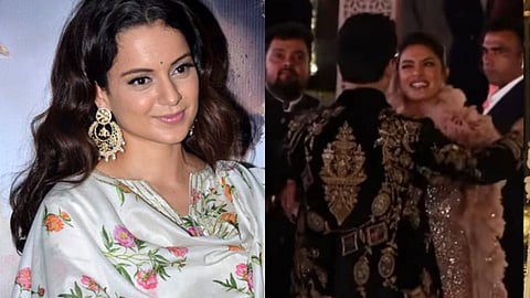 Karan Johar Hugs Priyanka Chopra And Nick Jonas At Nmacc Event Kangana gets troll for tweet viral