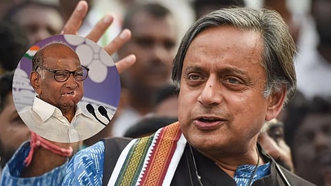 Shashi Tharoor On Sharad Pawar Remarks Over JPC gautam adani hindenburg research case