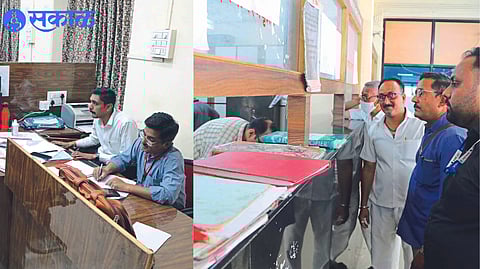 Rush in all departments for present bill on last day of financial year