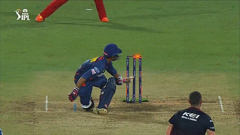 IPL 2023 Ayush Badoni Hit Wicket