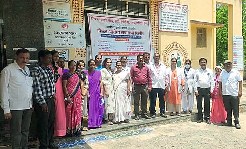 माले येथील आरोग्य शिबिराला प्रतिसाद