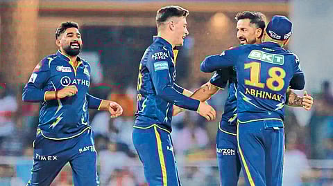 ipl 2023 cricket lucknow lost the match in the last over gujarat won by 7 run