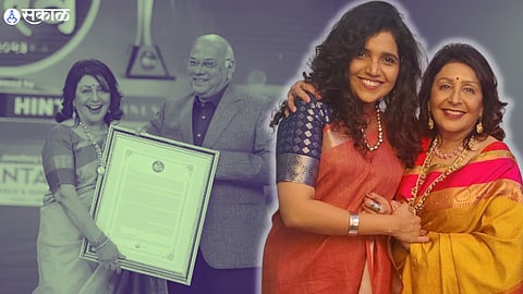 Mukta Barve: जेव्हा दोन 'विद्या' एकमेकांना भेटतात.. मुक्ताची वंदनाताईसाठी खास पोस्ट