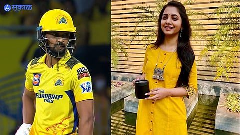 Sayali Sanjeev new insta post after Ruturaj Gaikwad Hits Six