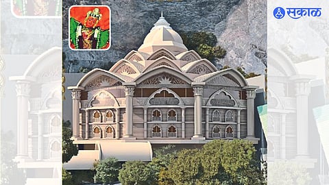 Concept of the new look of the temple