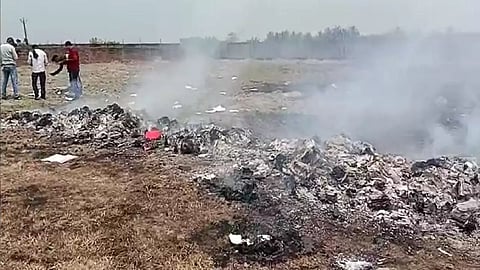 Govt. documents burnt at Kolkata