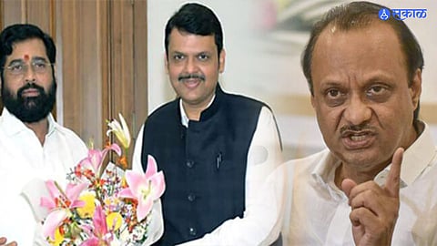 Ajit Pawar Eknath Shinde Devendra fadnavis