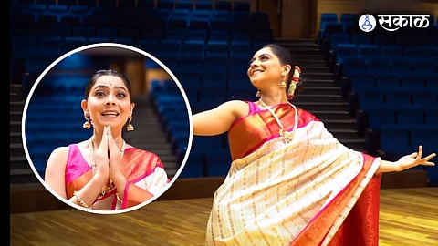 Sonalee Kulkarni shared video about new theatre opening in nigadi pune ga di madgulkar natya gruha