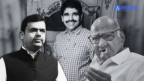 NCP Rohit Pawar critisize devendra fadnavis over pravin gopale shirgaon sarpanch murder shares video