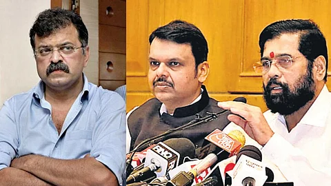 NCP Jitendra Awhad criticized shinde govt