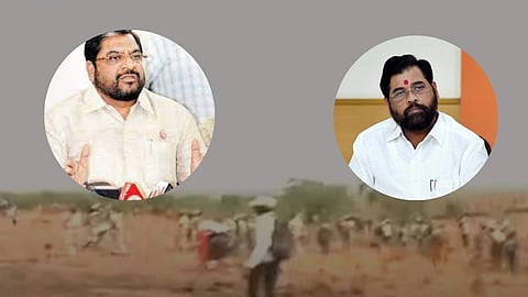Raju Shetti and Eknath Shinde