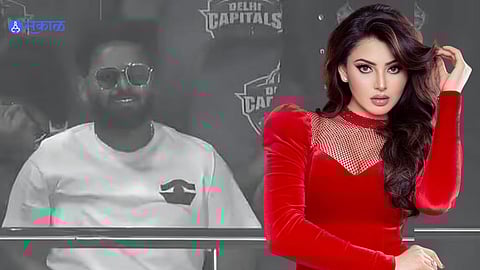 Urvashi Rautela reacts to woman holding a placard Thank God Urvashi is not here post Rishabh Pant appearance at IPL match