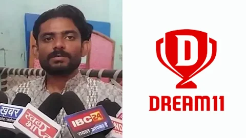 truck driver win 1.5 crore on dream eleven by gets first place in punjab vs kkr ipl 2023 match Marathi news