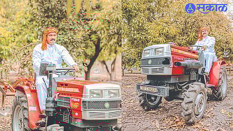 MLA Rajesh Padvi's Baliraja style is going viral on social media.