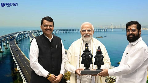 Mumbai Trans Harbour Link modi fadnvis shinde